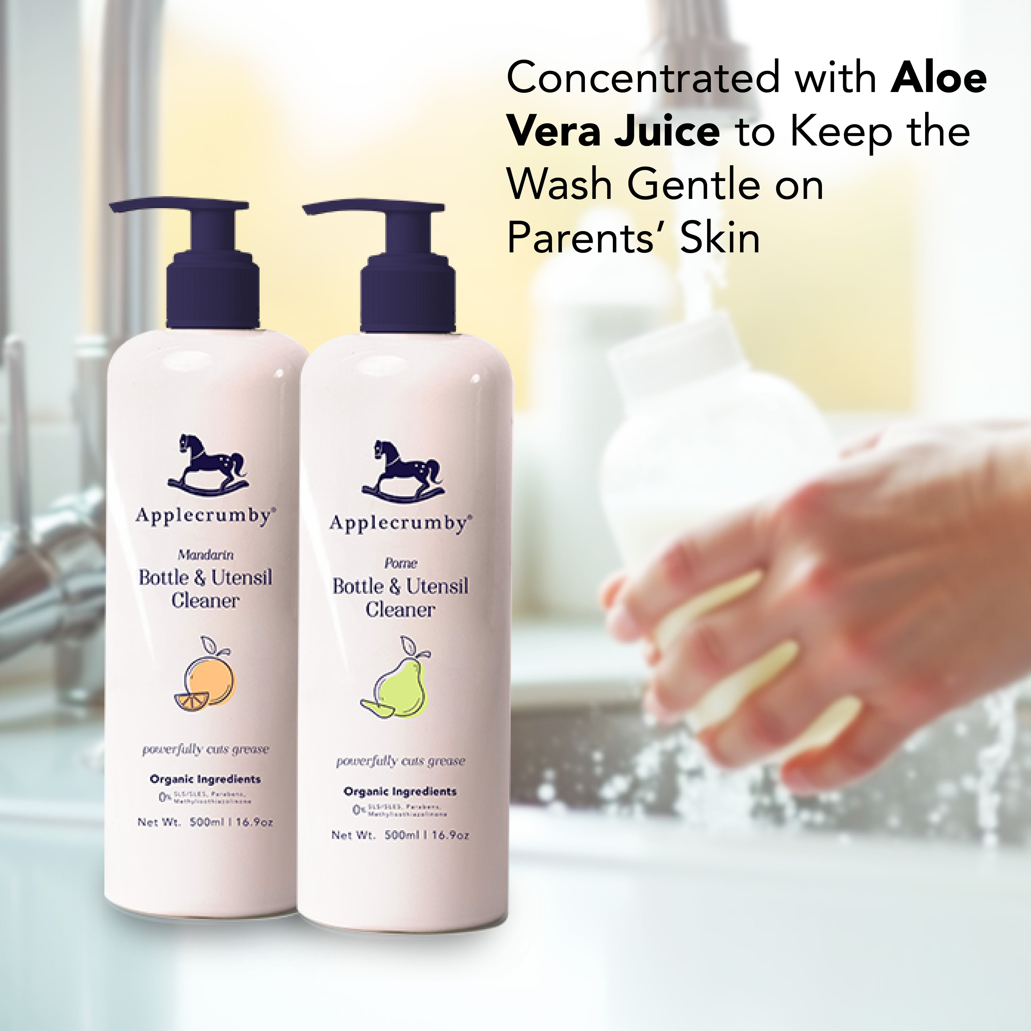 Bottle & Utensil Cleaner 500ml (3 Bottles)