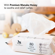 Premium Honey Wipes 10s (3 Packs)