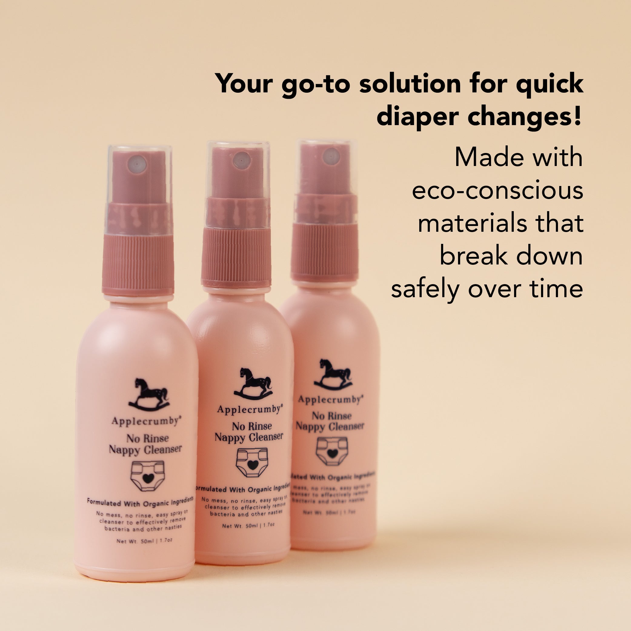 No Rinse Nappy Cleanser 50ml