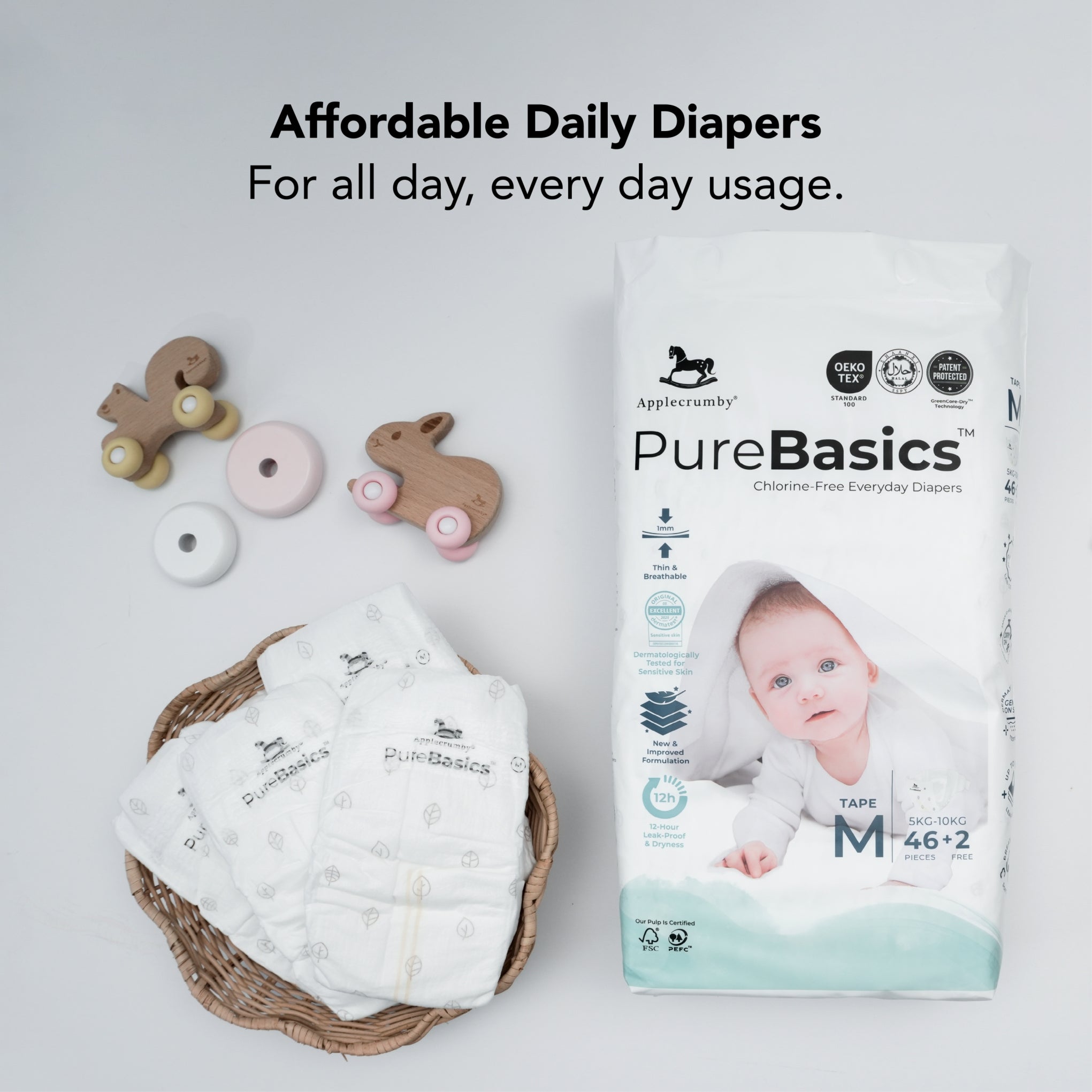 PureBasics New Mega (4 packs / 1 Carton)