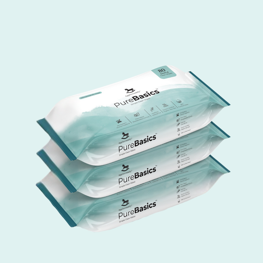 PureBasics Wipes 80s (3 Packs)