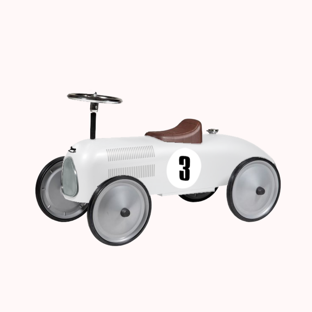 Vintage Car Herbie - White